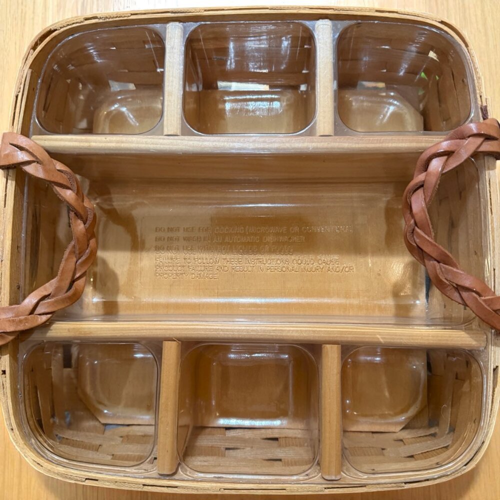 Peterboro 1854 Basket Co. Vintage Sectional Basket - Picture 2 of 6
